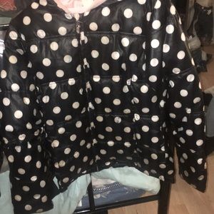 Polka dot coat
